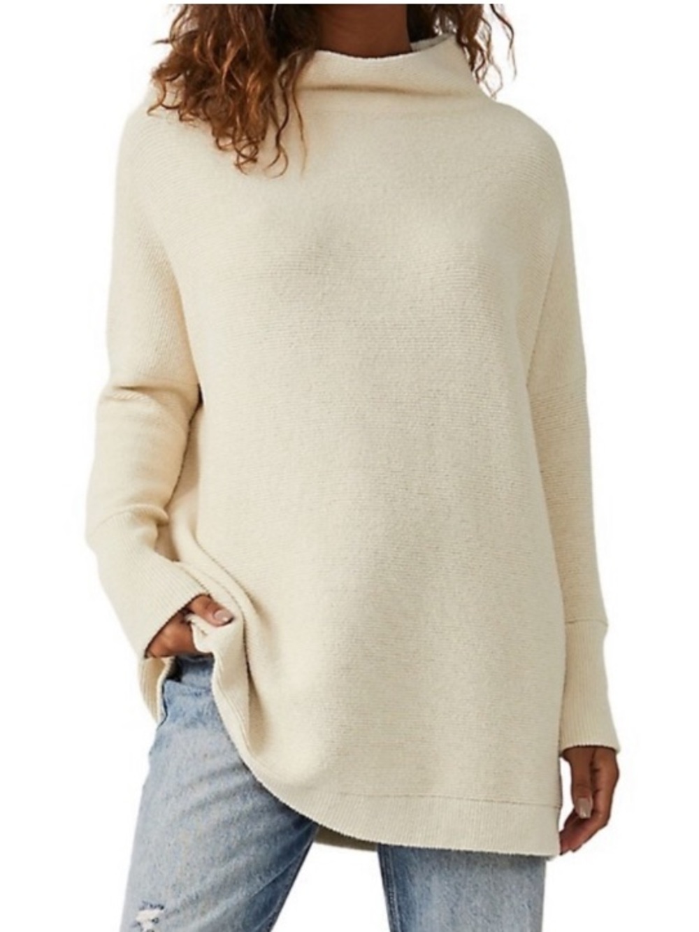 Free People Ottoman Sweater in Ivory
